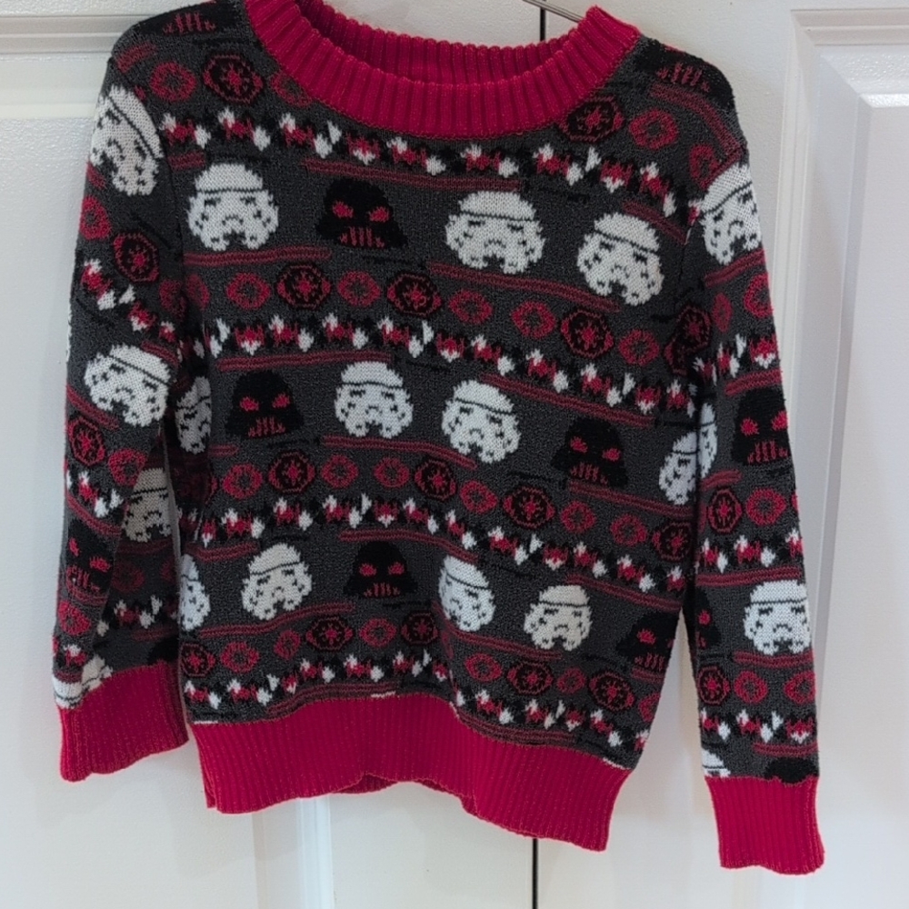 boys star wars xmas sweater